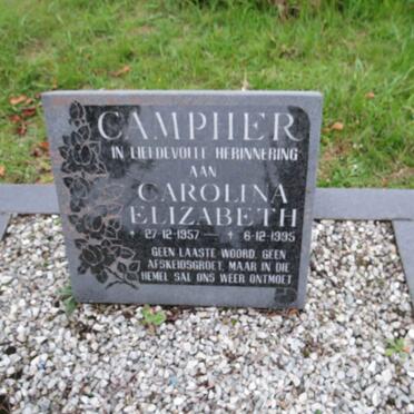 CAMPHER Carolina Elizabeth 1957-1995