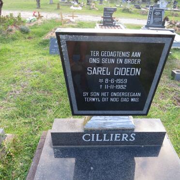 CILLIERS Sarel Gideon 1959-1982