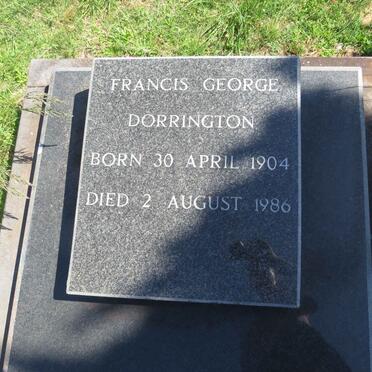 DORRINGTON Francis George 1904-1986