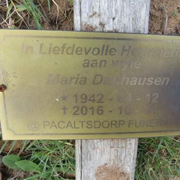 DANHAUSEN Maria 1942-2016
