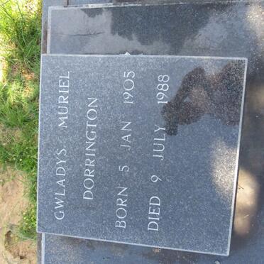 DORRINGTON Gwladys Muriel 1905-1988