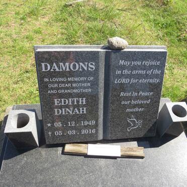 DAMONS Edith Dinah 1949-2016