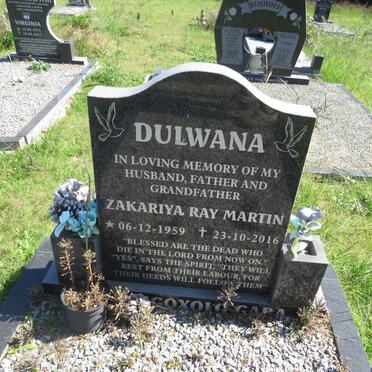 DULWANA Zakariya Ray Martin 1959-2016