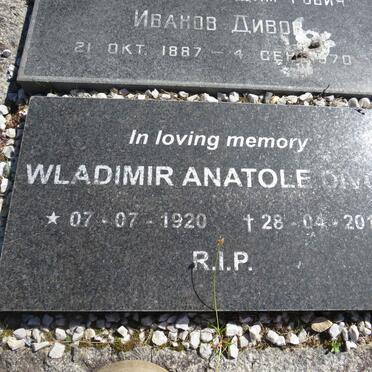DIVOV Wladimir Anatole 1920-2014
