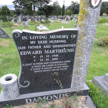 DAMONDS Edward Martheunis 1948-2009