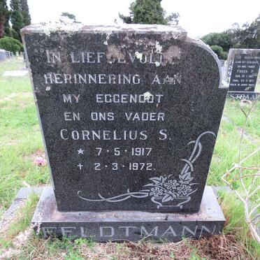FELDTMANN Cornelius S. 1917-1972