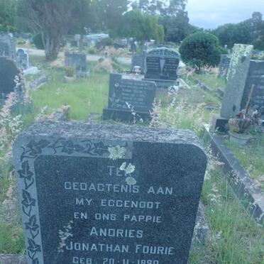 FOURIE Andries Jonathan 1890-1967