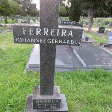 FERREIRA Johannes Gerhardus 1973-1996