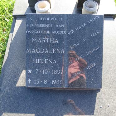 FOURIE Martha Magdalena Helena 1897-1988