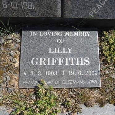 GRIFFITHS Lilly 1903-2003
