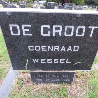 GROOT Coenraad Wessel, de 1926-1968 