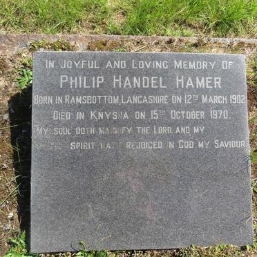 HAMER Philip Handel 1902-1970