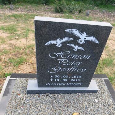 HENSON Peter Geoffrey 1943-2019