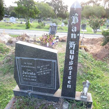 HUYSSTEEN Julenta, van 1955-1984