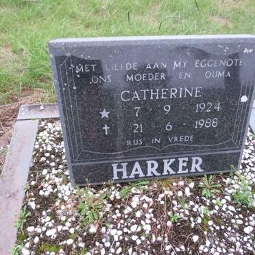 HARKER Catherine 1924-1988
