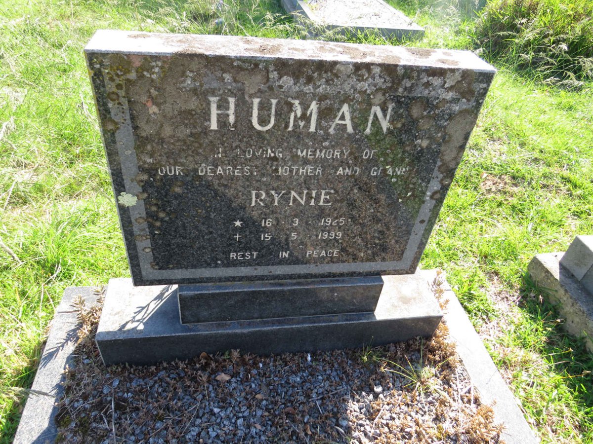 HUMAN Rynie 1925-1999