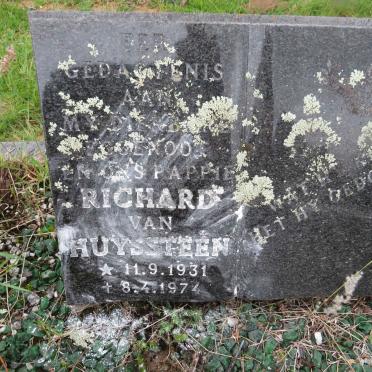 HUYSTEEN Richard, van 1931-1977