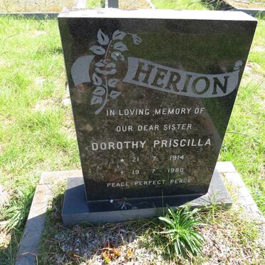 HERION Dorothy Priscilla 1914-1980