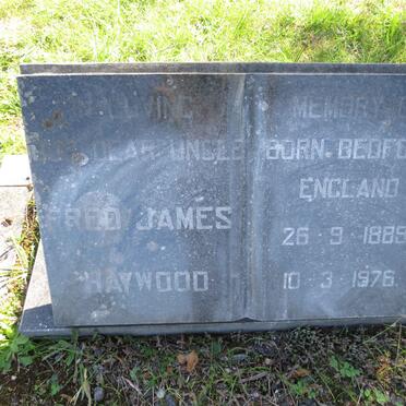 HAYWOOD Fred James 1889-1976