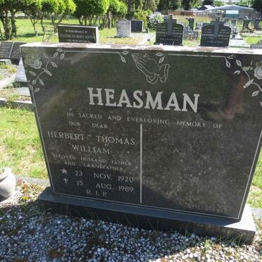 HEASMAN Herbert Thomas William 1920-1989