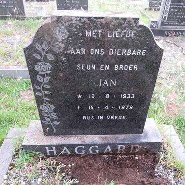 HAGGARD Jan 1933-1979