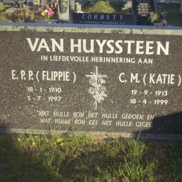 HUYSSTEEN E.P.P., van 1910-1997 &amp; C.M. 1913-1999