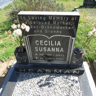 HEASMAN Cecilia Susanna 1931-2021