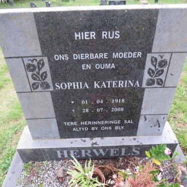 HERWELS Sophia Katerina 1918-2008