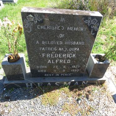 HEASMAN Frederick Alfred 1929-1993