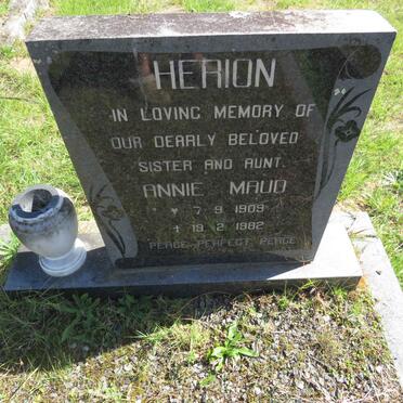 HERION Annie Maud 1909-1982