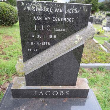JACOBS I.J.C. 1919-1978