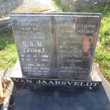 JAARSVELDT E.S.M., van 1924-2004