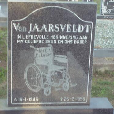 JAARSVELDT Maritz de la Rey, van 1946-1996