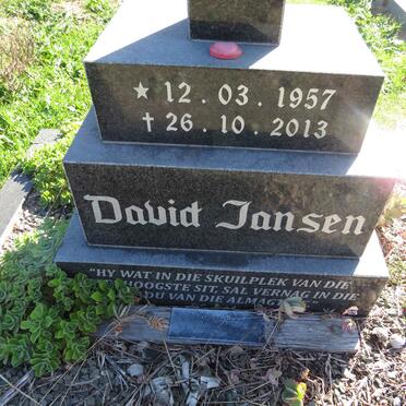 JANSEN David 1957-2013