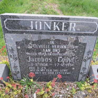 JONKER Jacobus Louis 1904-1994