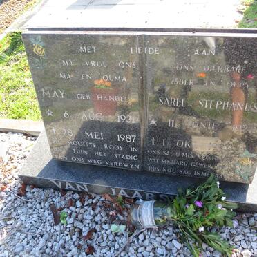 JAARSVELDT Sarel Stephanus, van 1927-1992 &amp; May HANDEL 1931-1987