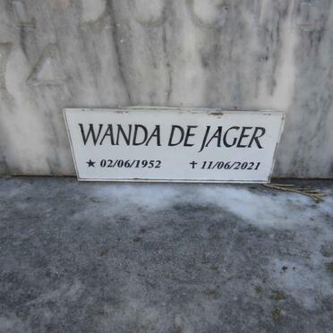 JAGER Twonette, de 1974-1986 :: DE JAGER Wanda 1952-2021