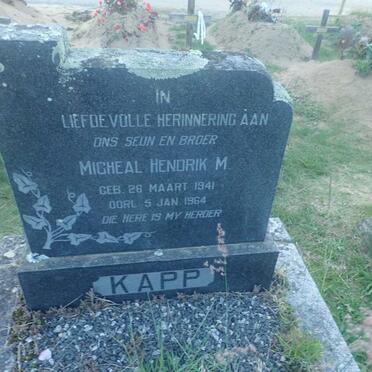 KAPP Micheal Hendrik M. 1941-1964