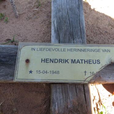 MATHEUS Hendrik 1948-2012
