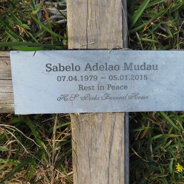 MUDAU Sabelo Adelao 1979-2015