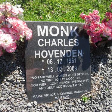 MONK Charles Hovenden 1961-2009