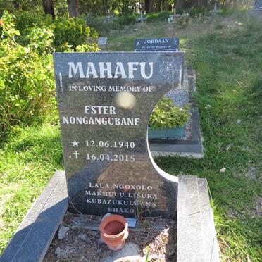 MAHAFU Ester Nongangubane 1940-2015