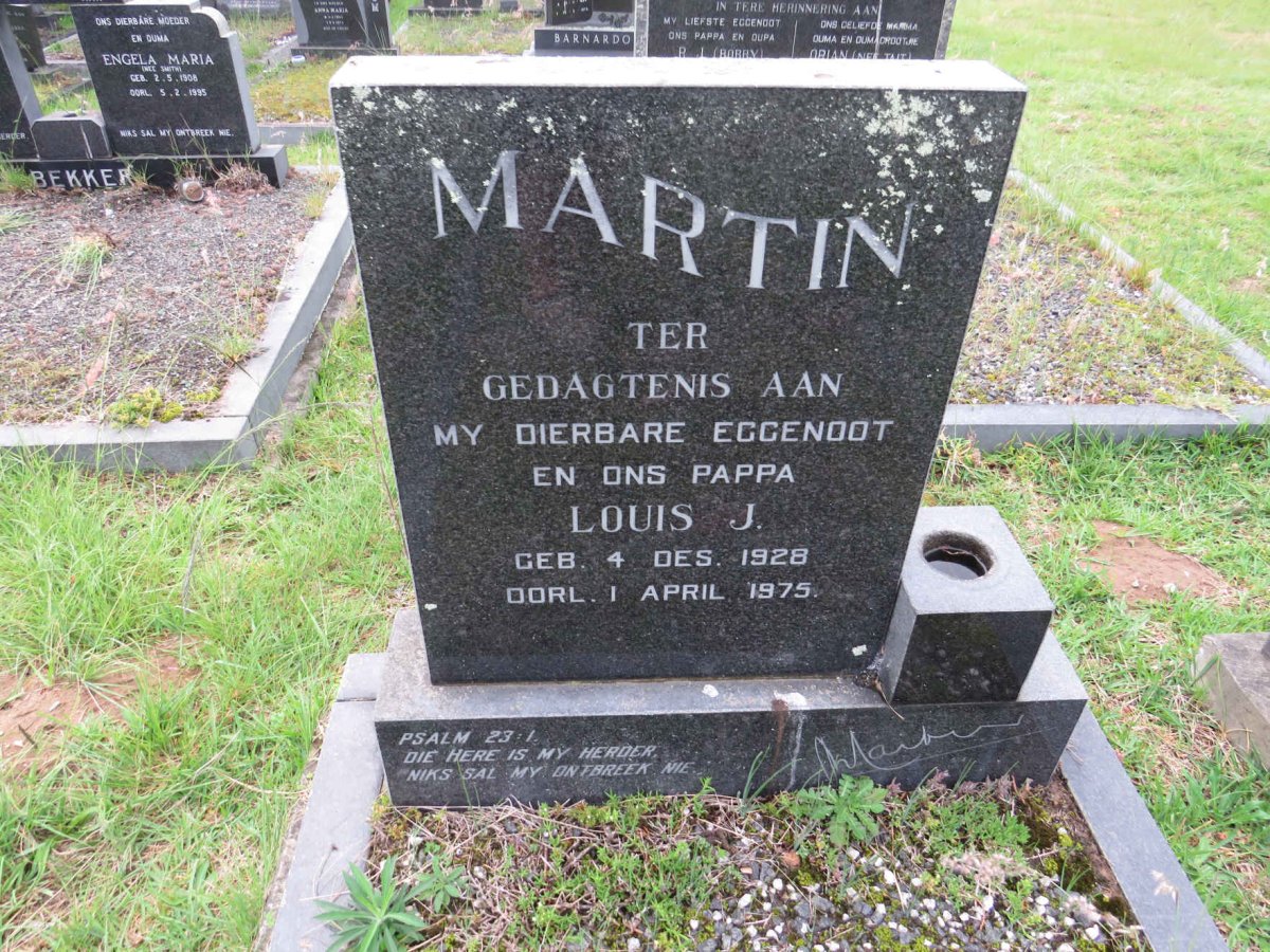 MARTIN Louis J. 1928-1975