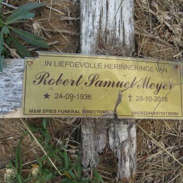 MEYER Robert Samuel 1936-2016