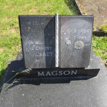 MAGSON Margaret 1919-1981