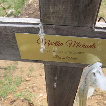 MICHAELS Martha 1957-2022