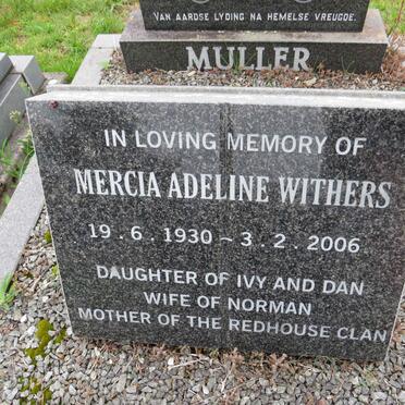 MULLER H.G.G.D. 1903-1976 & Ivy Eugenie 1904-1976 :: WITHERS Mercia Adeline 1930-2006 _2