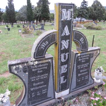 MANUEL Willem Hermanus 1895-1989 & Rosina Wilhelmina 1898-1997