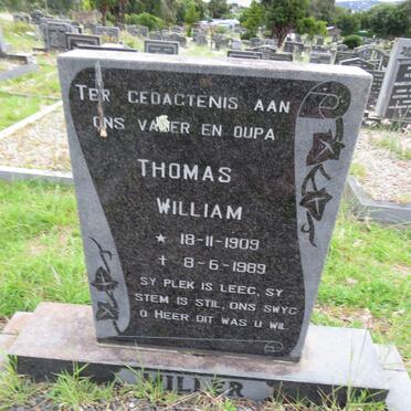 MILLER Thomas William 1909-1989