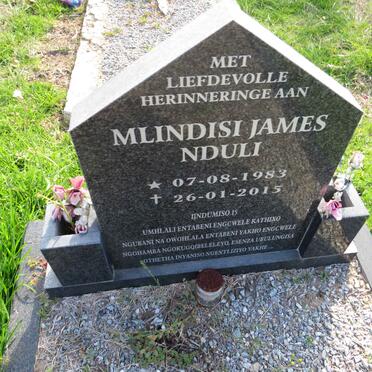 NDULI Mlindisi James 1983-2015